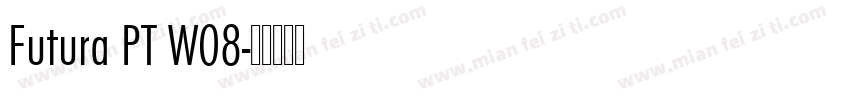 Futura PT W08字体转换